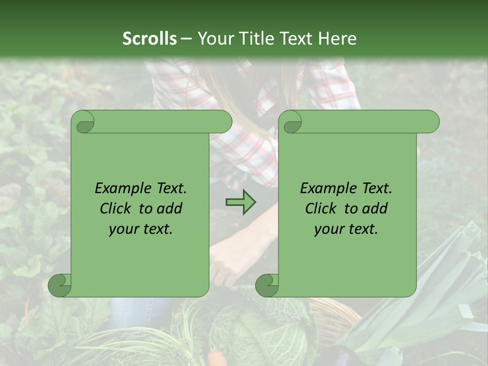Woman  Smiling PowerPoint Template