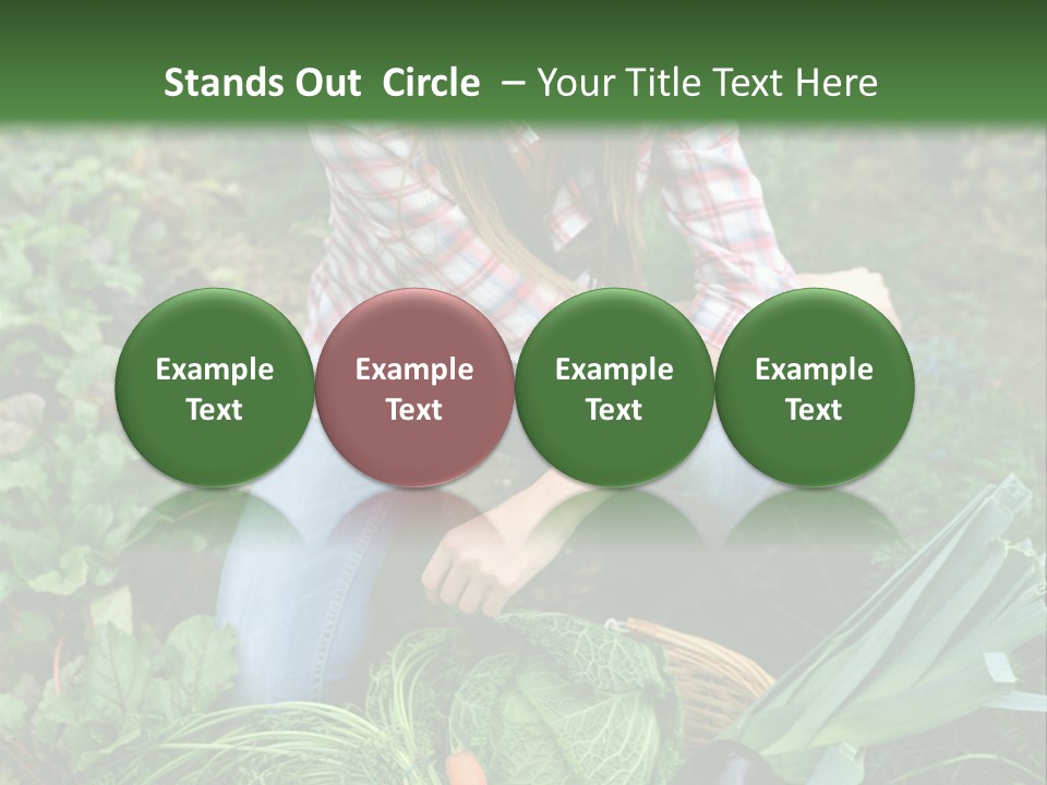 Woman  Smiling PowerPoint Template