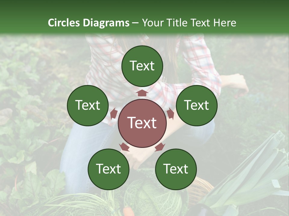 Woman  Smiling PowerPoint Template