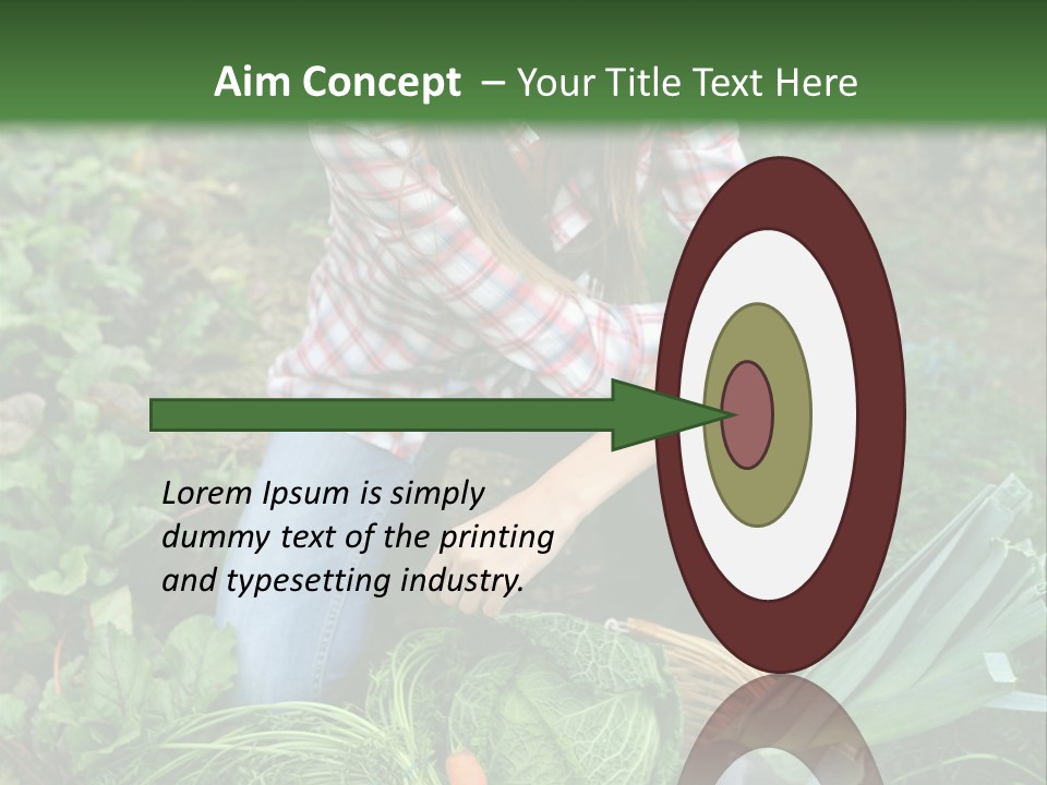 Woman  Smiling PowerPoint Template