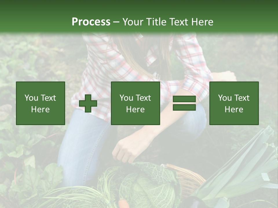 Woman  Smiling PowerPoint Template