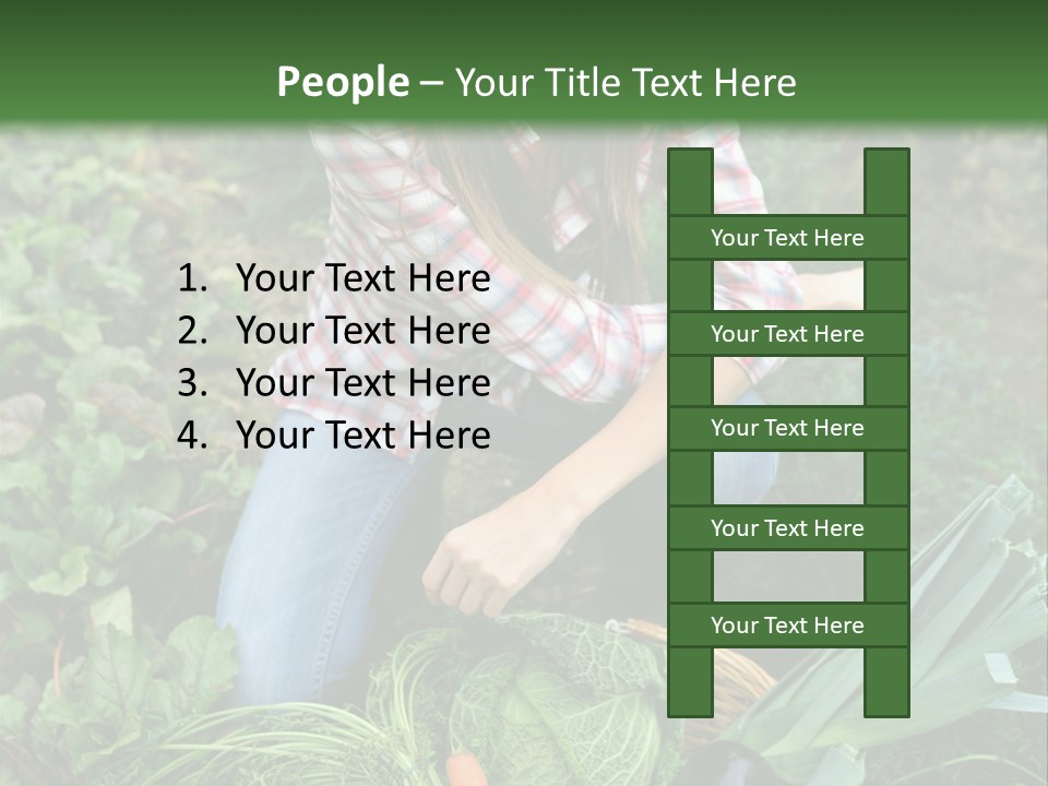 Woman  Smiling PowerPoint Template