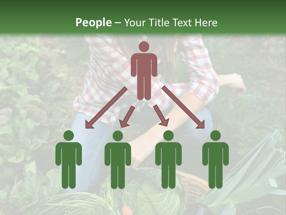 Woman  Smiling PowerPoint Template