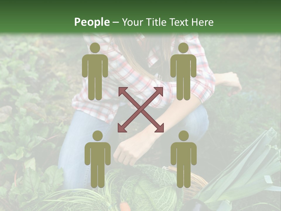 Woman  Smiling PowerPoint Template