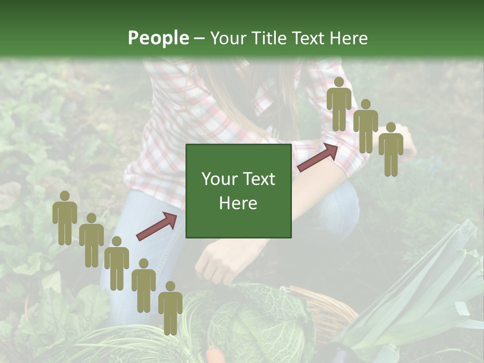 Woman  Smiling PowerPoint Template