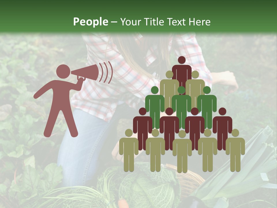 Woman  Smiling PowerPoint Template