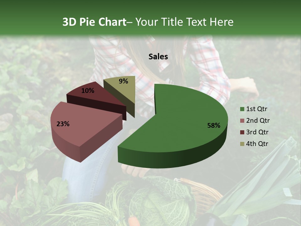 Woman  Smiling PowerPoint Template