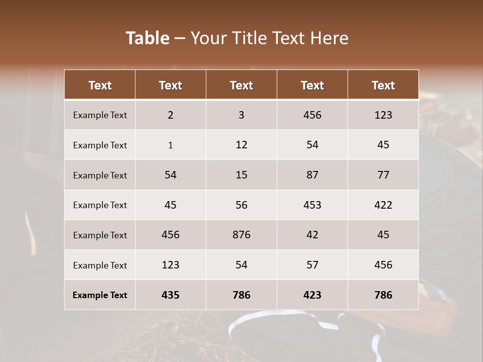 Smiling Portrait Touchpad PowerPoint Template