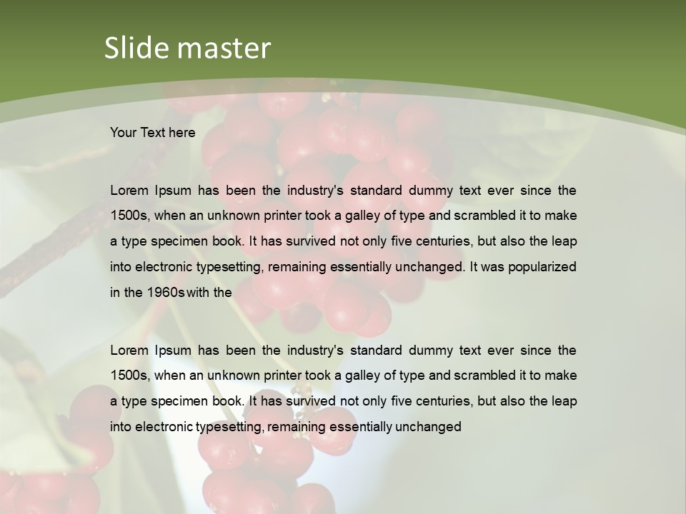 Green Nobody Outdoor PowerPoint Template