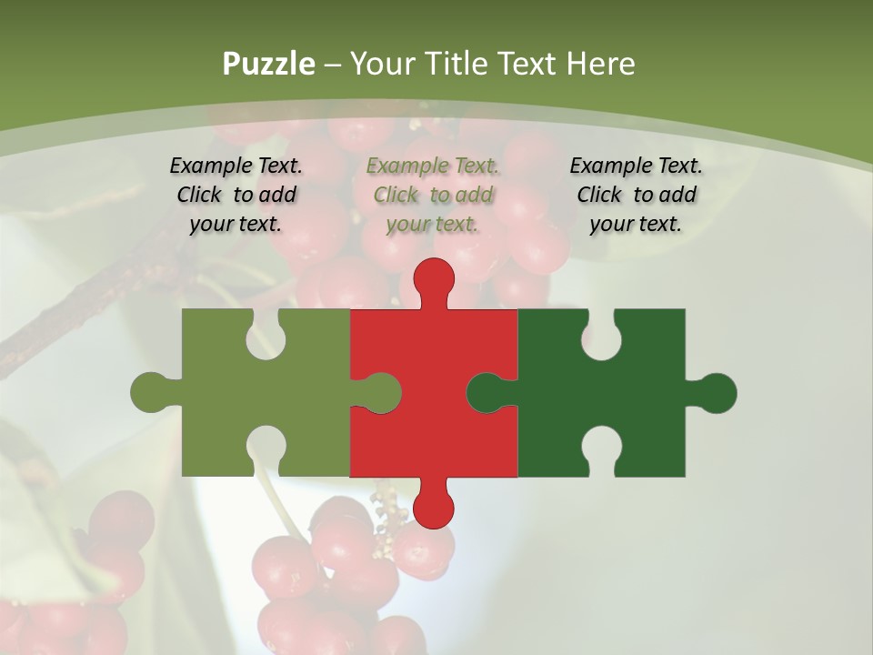 Green Nobody Outdoor PowerPoint Template