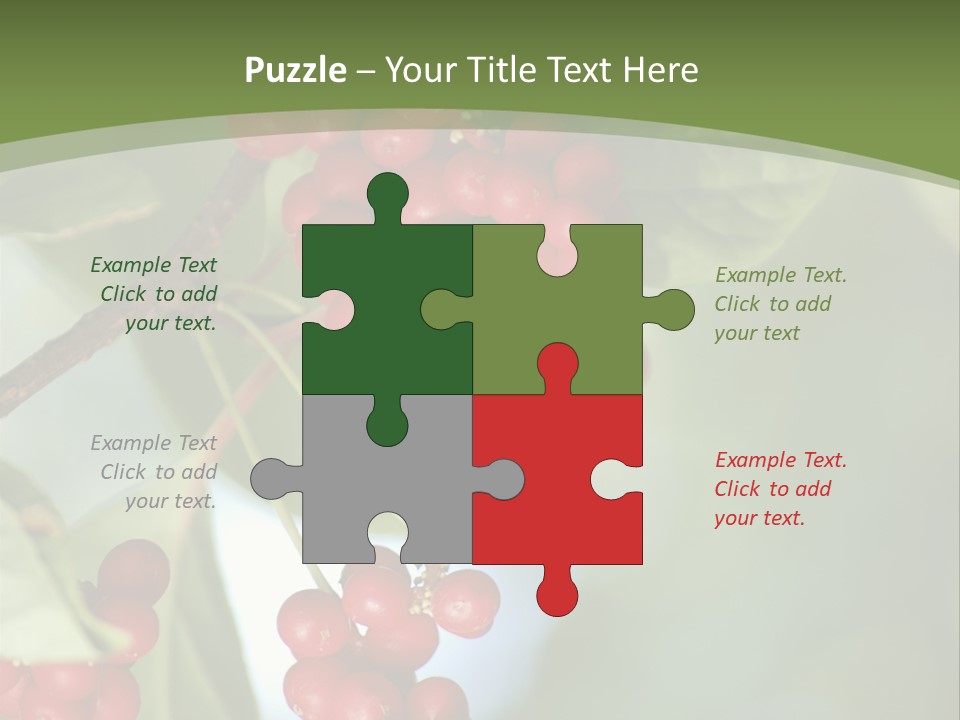 Green Nobody Outdoor PowerPoint Template