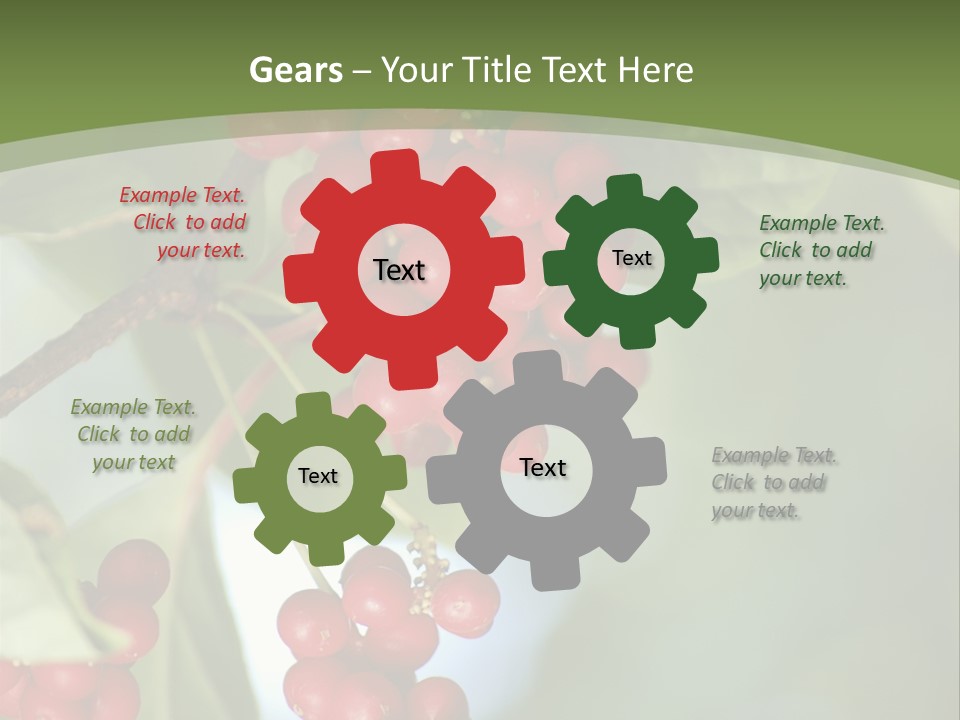 Green Nobody Outdoor PowerPoint Template