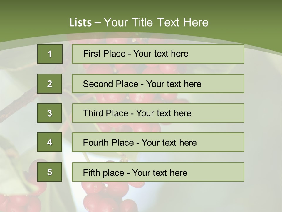 Green Nobody Outdoor PowerPoint Template
