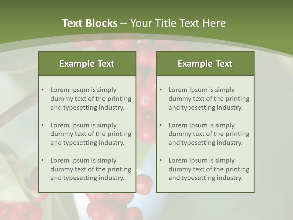 Green Nobody Outdoor PowerPoint Template