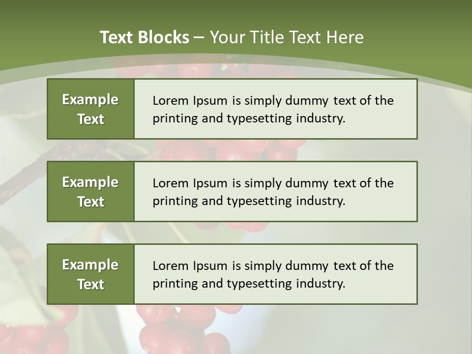 Green Nobody Outdoor PowerPoint Template