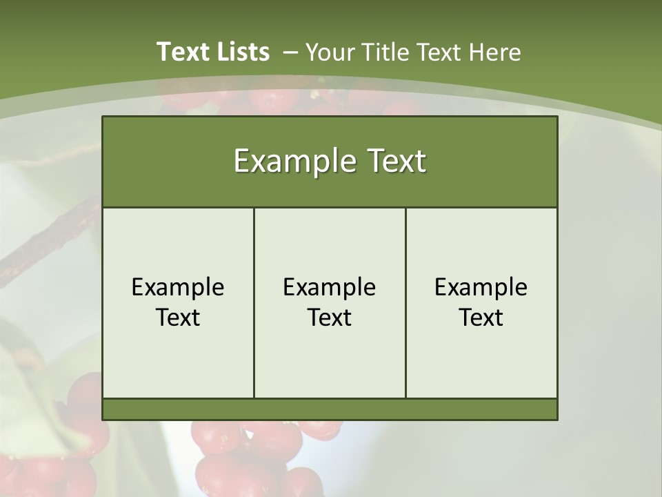 Green Nobody Outdoor PowerPoint Template