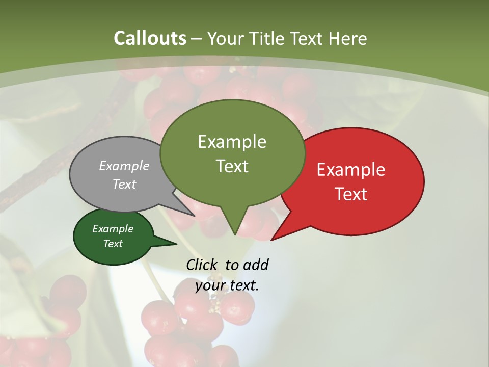 Green Nobody Outdoor PowerPoint Template