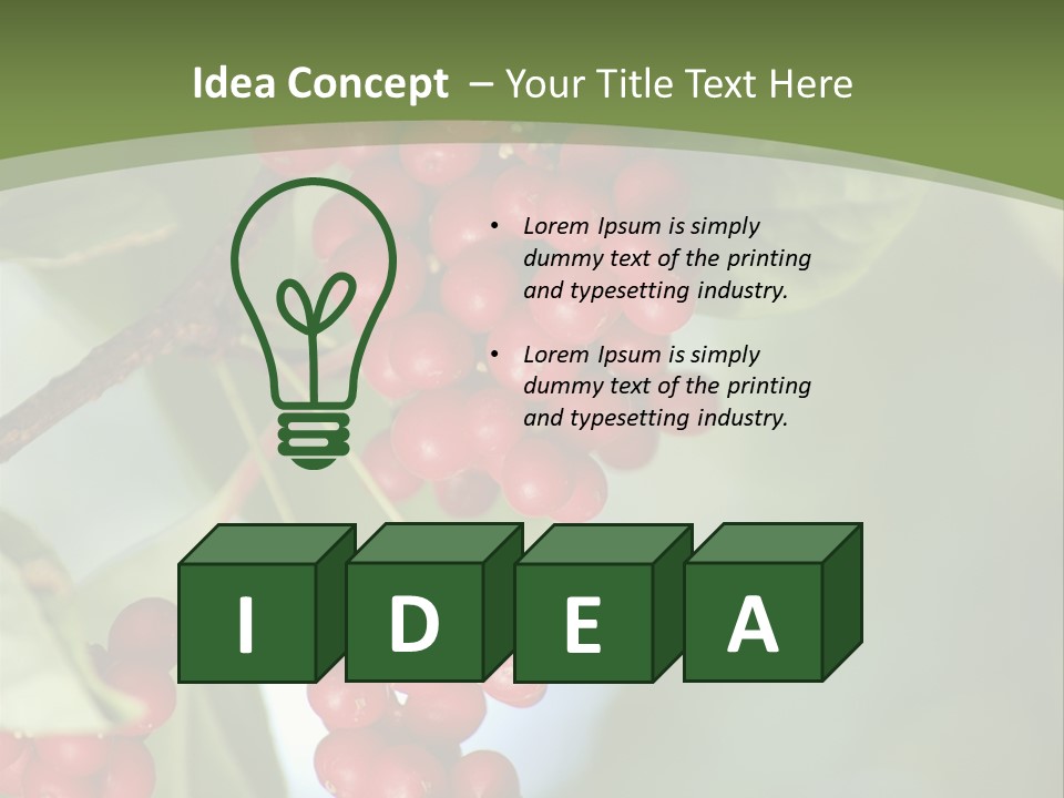 Green Nobody Outdoor PowerPoint Template