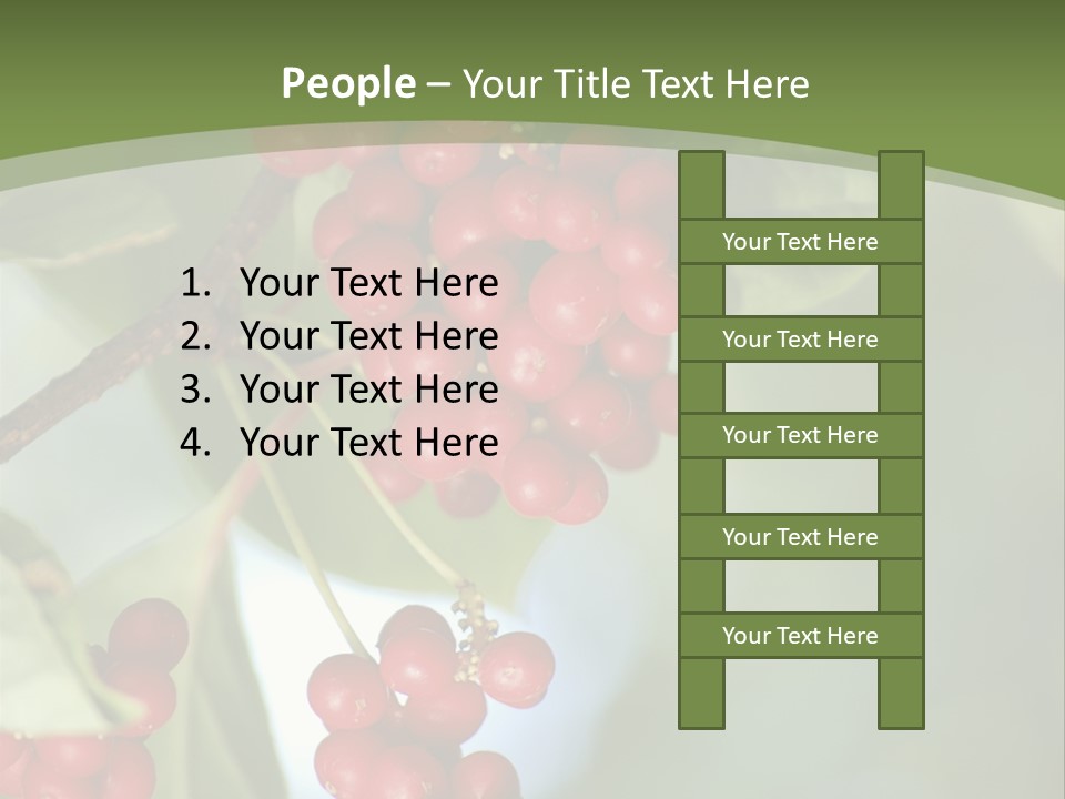 Green Nobody Outdoor PowerPoint Template