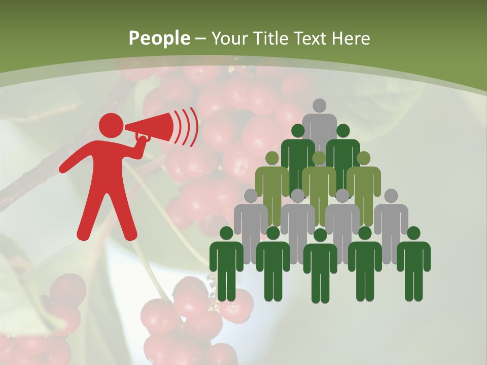 Green Nobody Outdoor PowerPoint Template