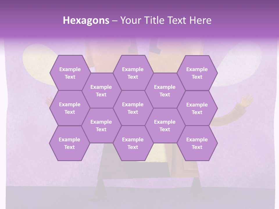 Color Image Contrast Speech Balloon PowerPoint Template