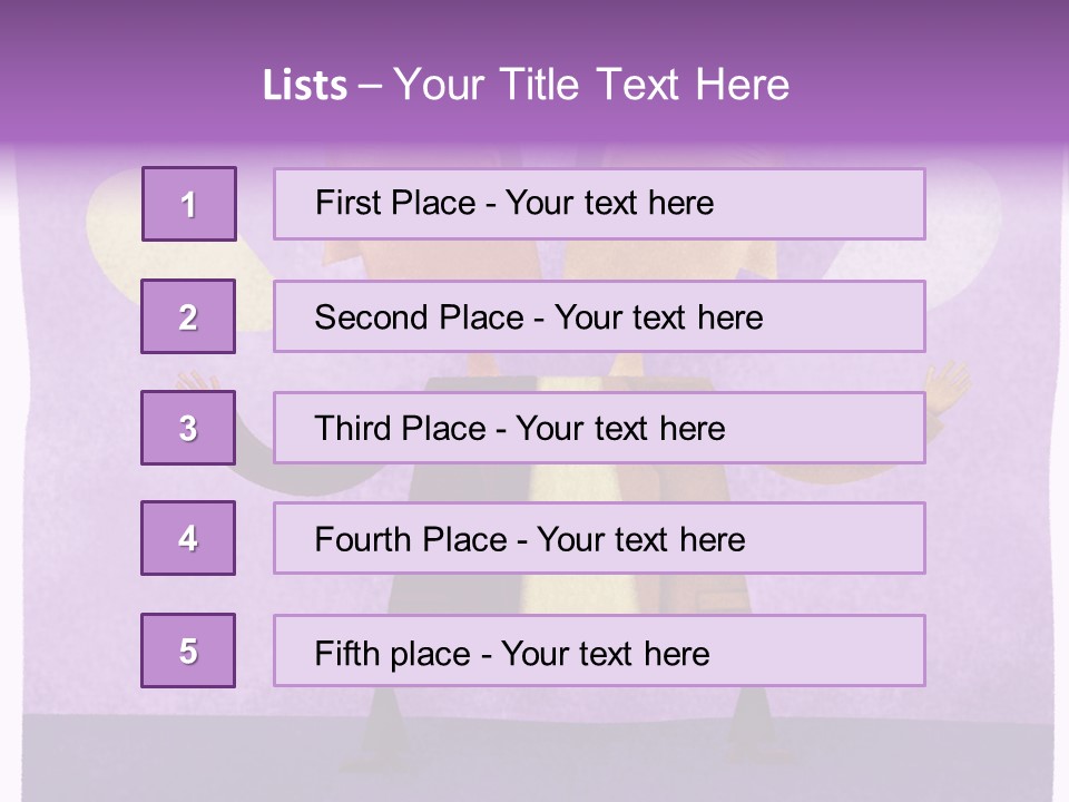 Color Image Contrast Speech Balloon PowerPoint Template
