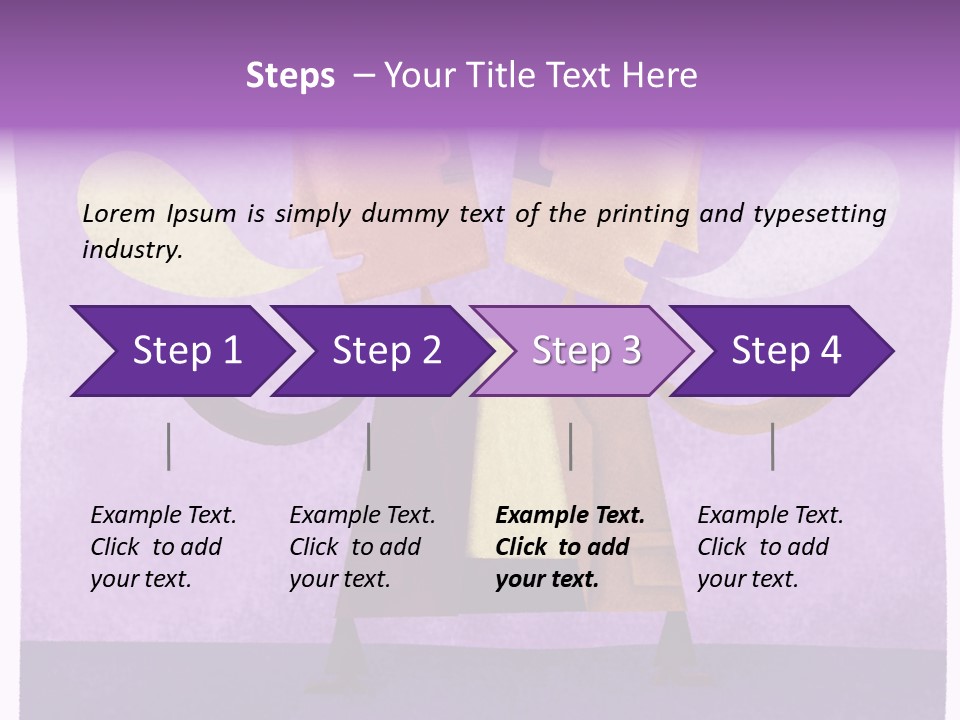 Color Image Contrast Speech Balloon PowerPoint Template