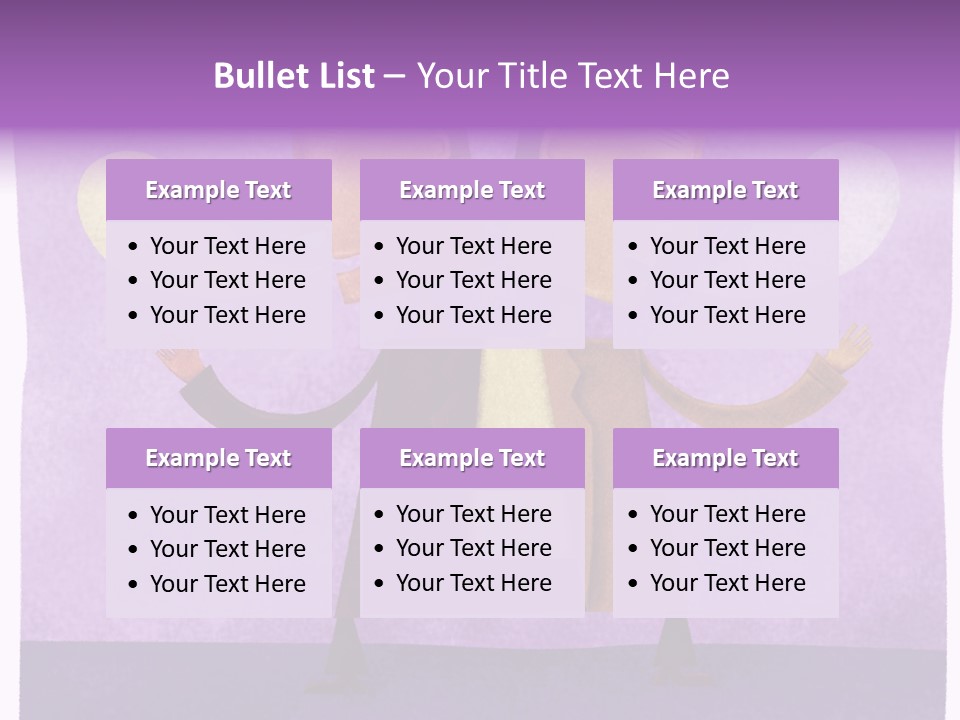 Color Image Contrast Speech Balloon PowerPoint Template