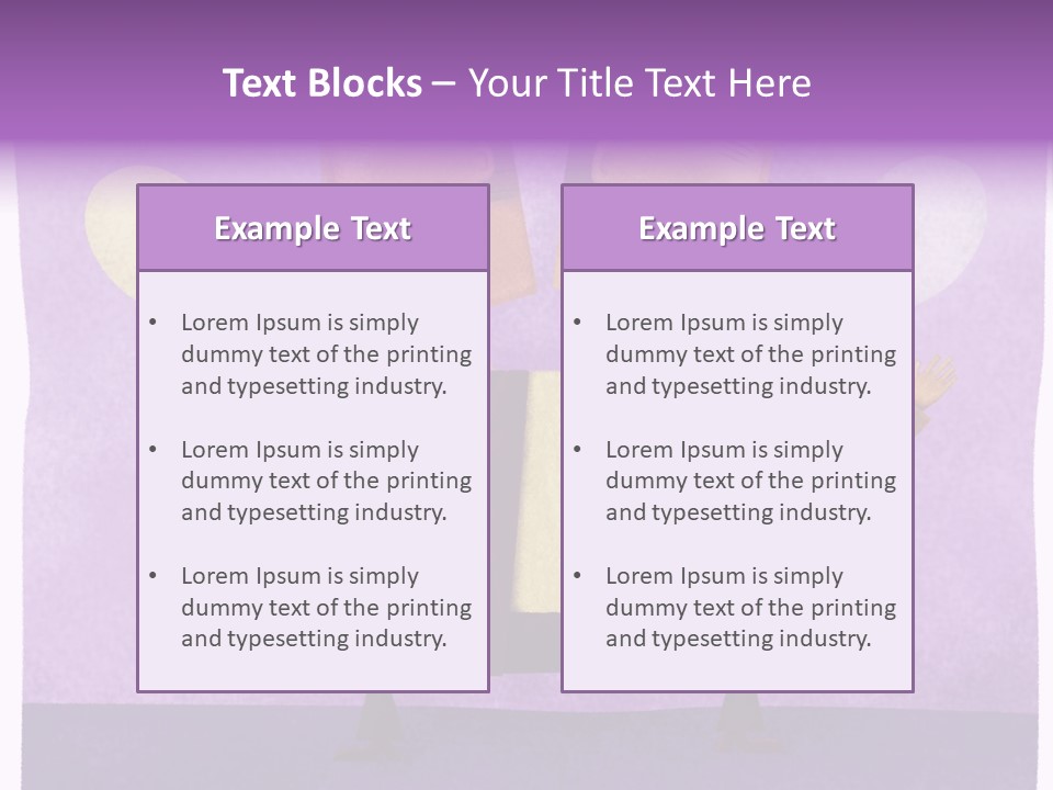 Color Image Contrast Speech Balloon PowerPoint Template