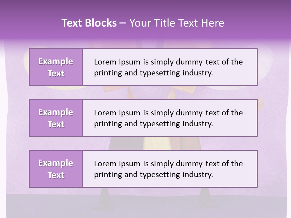 Color Image Contrast Speech Balloon PowerPoint Template