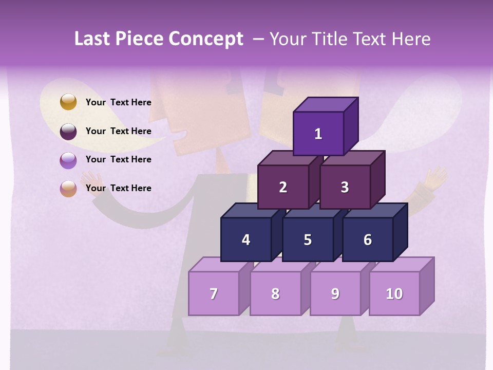 Color Image Contrast Speech Balloon PowerPoint Template