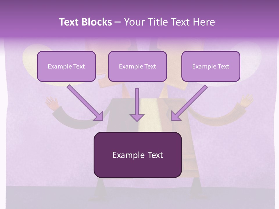 Color Image Contrast Speech Balloon PowerPoint Template