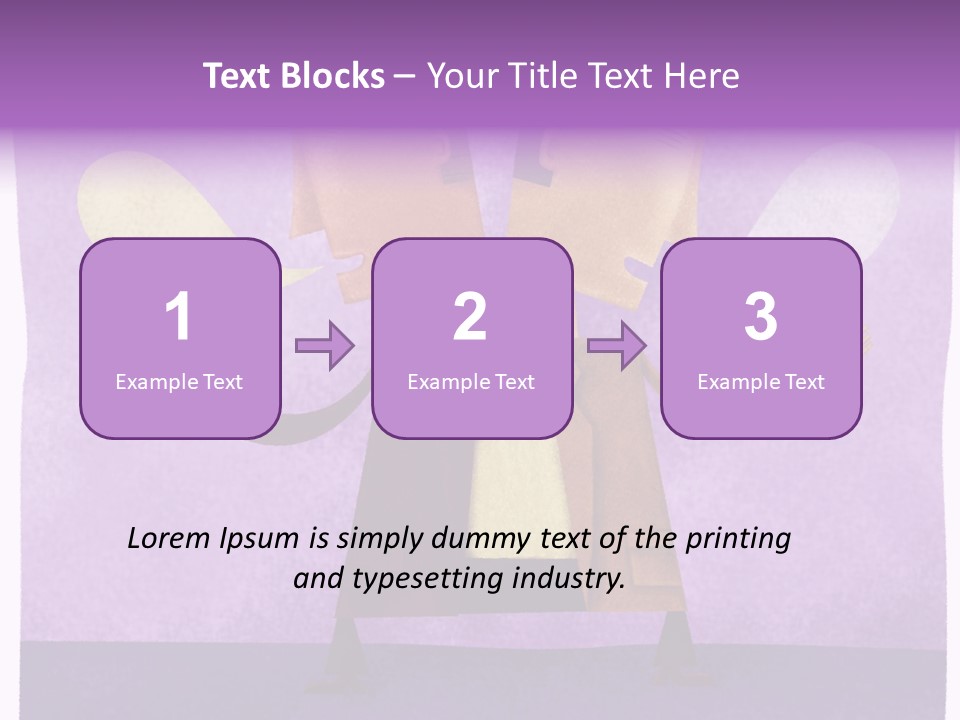 Color Image Contrast Speech Balloon PowerPoint Template