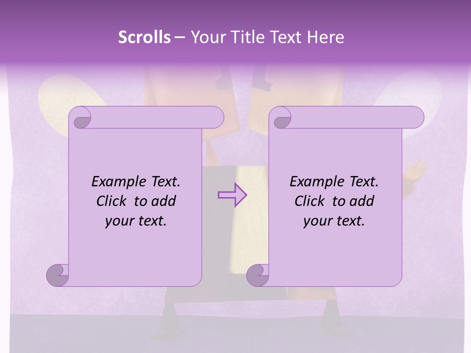 Color Image Contrast Speech Balloon PowerPoint Template
