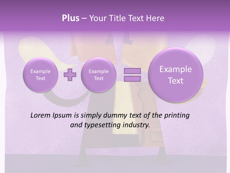 Color Image Contrast Speech Balloon PowerPoint Template