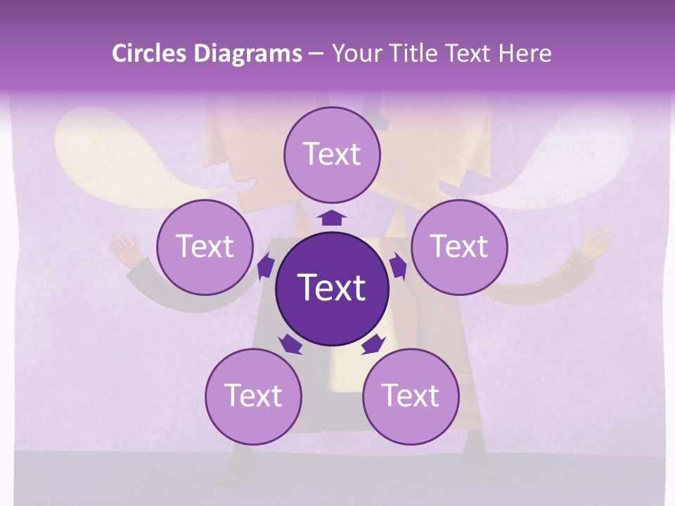 Color Image Contrast Speech Balloon PowerPoint Template