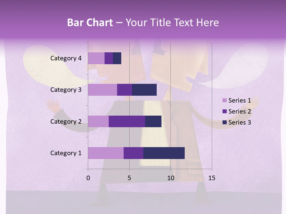 Color Image Contrast Speech Balloon PowerPoint Template