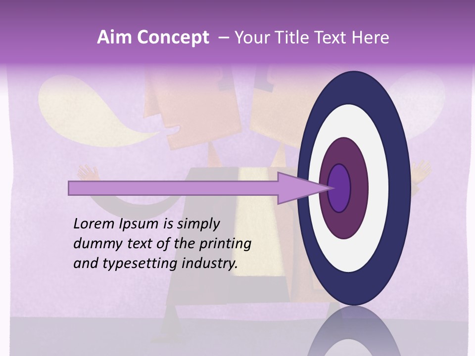 Color Image Contrast Speech Balloon PowerPoint Template