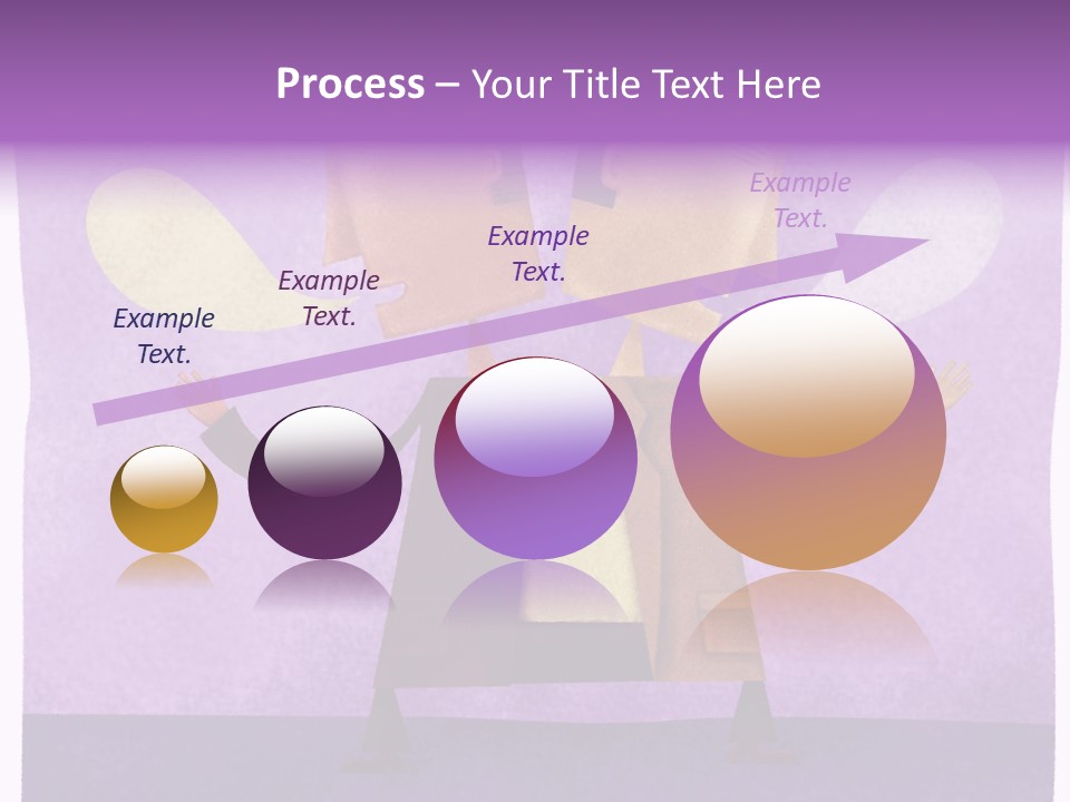 Color Image Contrast Speech Balloon PowerPoint Template