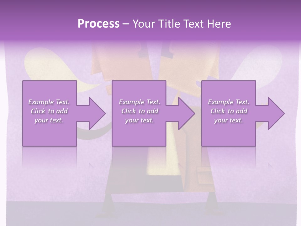 Color Image Contrast Speech Balloon PowerPoint Template