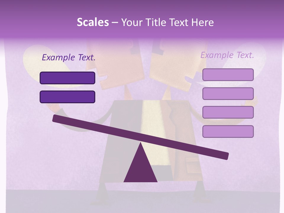 Color Image Contrast Speech Balloon PowerPoint Template