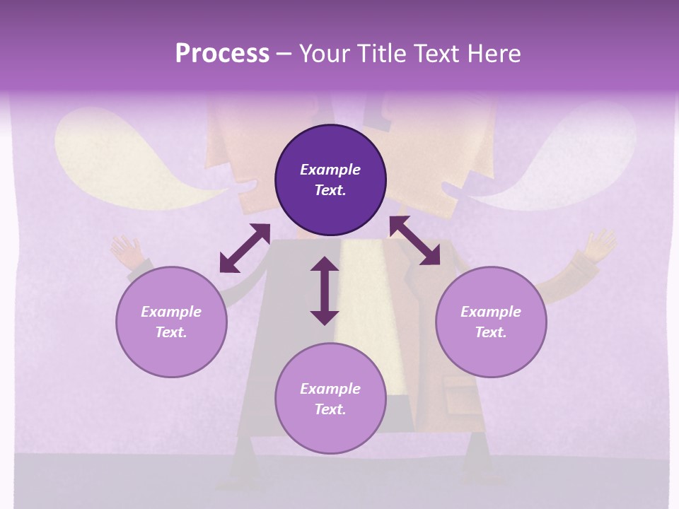 Color Image Contrast Speech Balloon PowerPoint Template