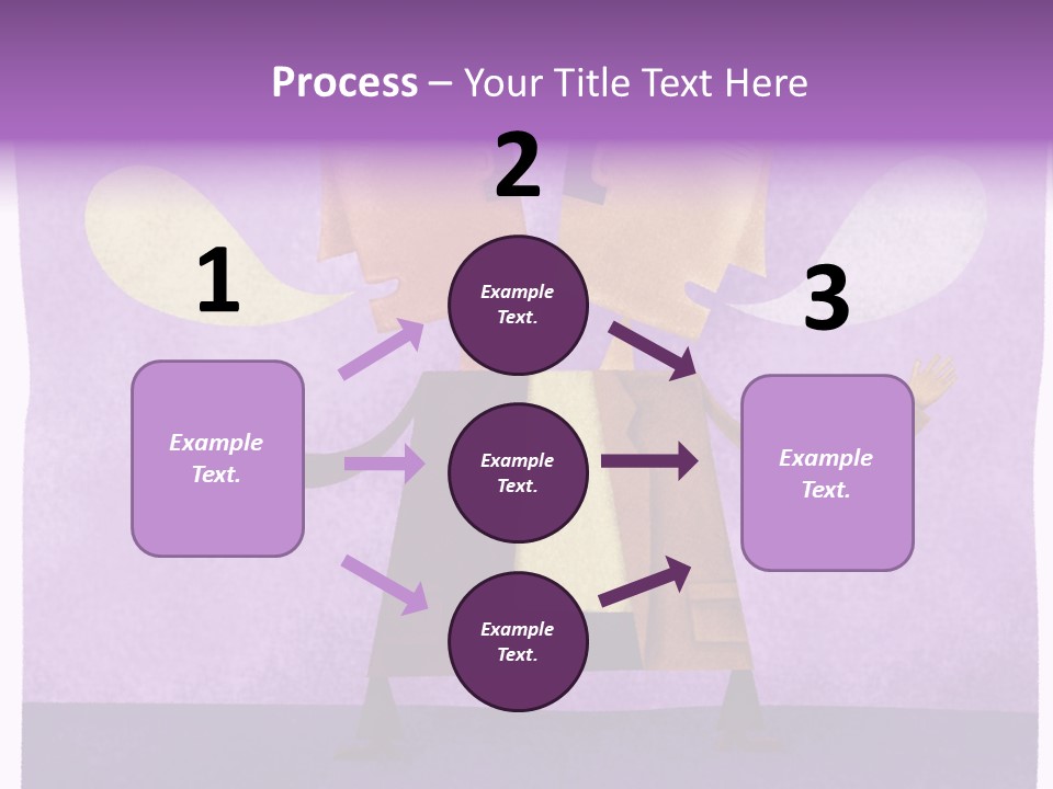 Color Image Contrast Speech Balloon PowerPoint Template