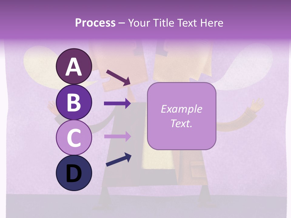 Color Image Contrast Speech Balloon PowerPoint Template