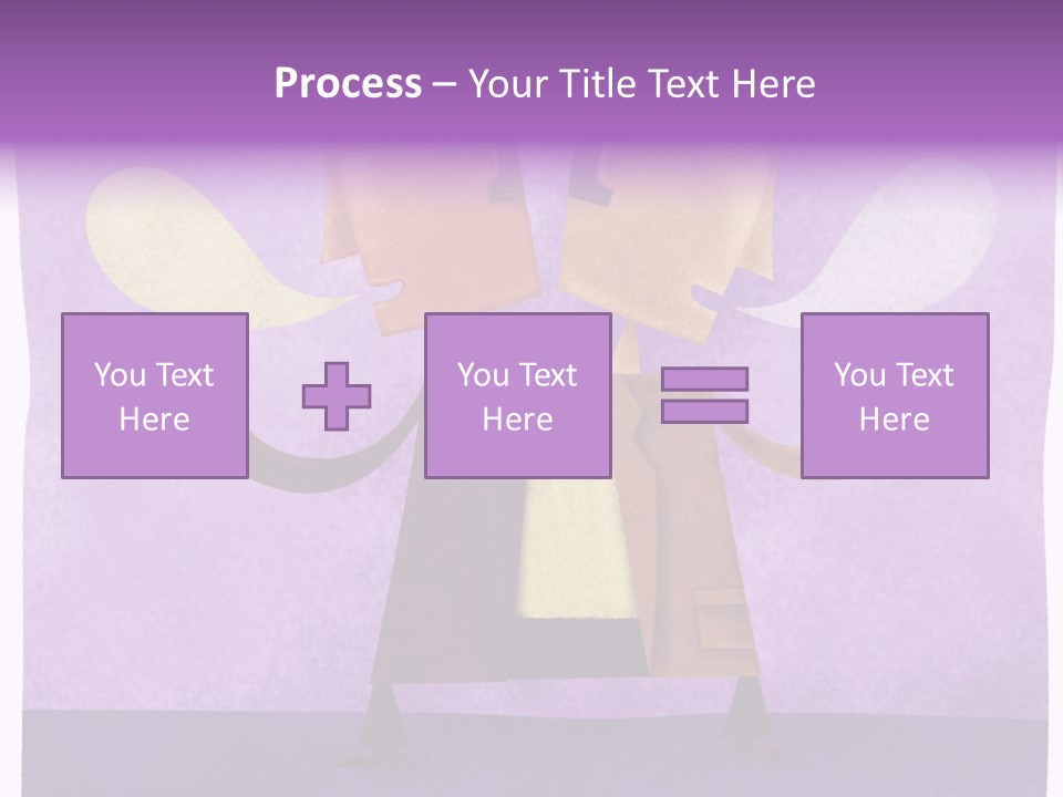 Color Image Contrast Speech Balloon PowerPoint Template