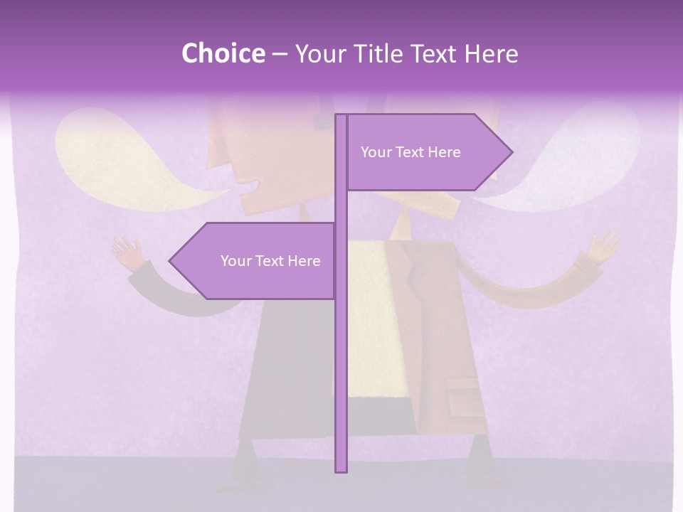 Color Image Contrast Speech Balloon PowerPoint Template