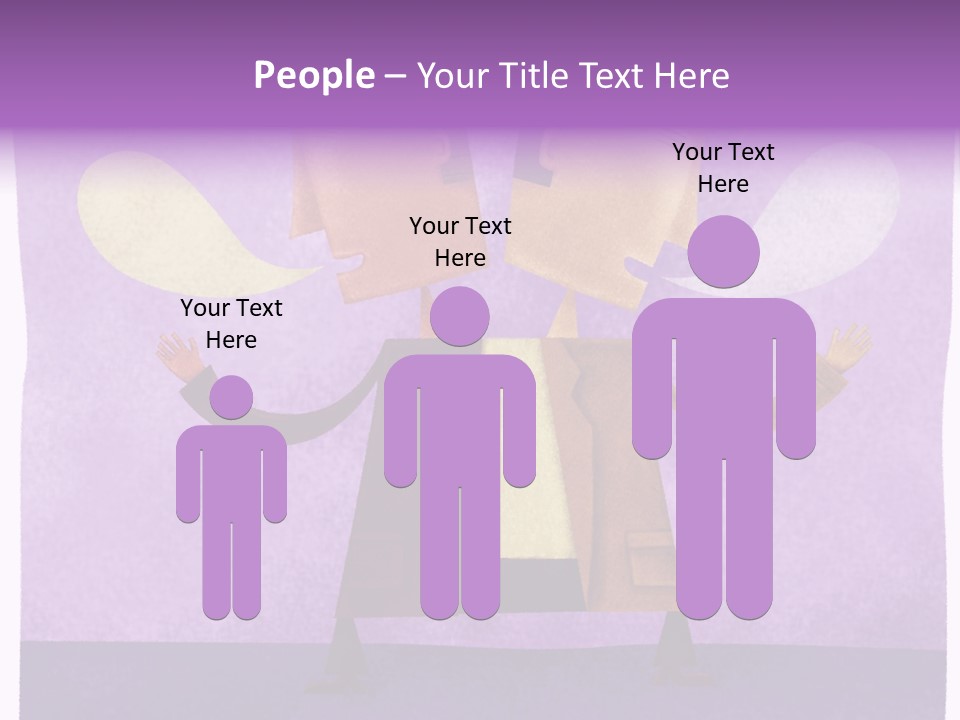 Color Image Contrast Speech Balloon PowerPoint Template