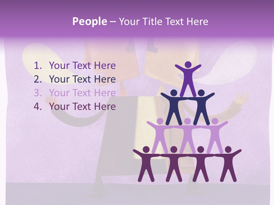 Color Image Contrast Speech Balloon PowerPoint Template