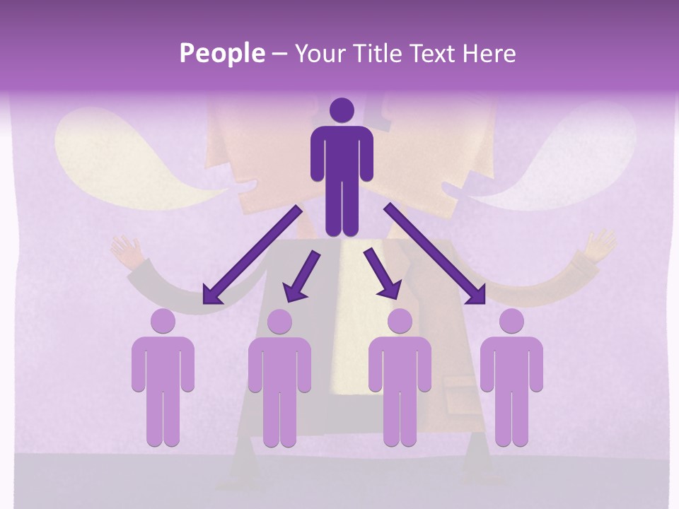 Color Image Contrast Speech Balloon PowerPoint Template