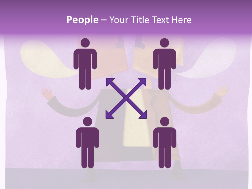 Color Image Contrast Speech Balloon PowerPoint Template